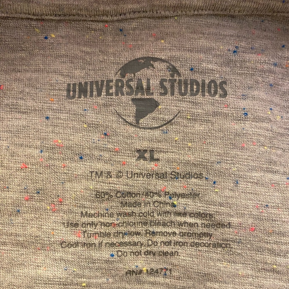 NWOT Universal Studios Orlando Womens Lightweight Hoodie Pullover Heather Gray - Picture 5 of 5